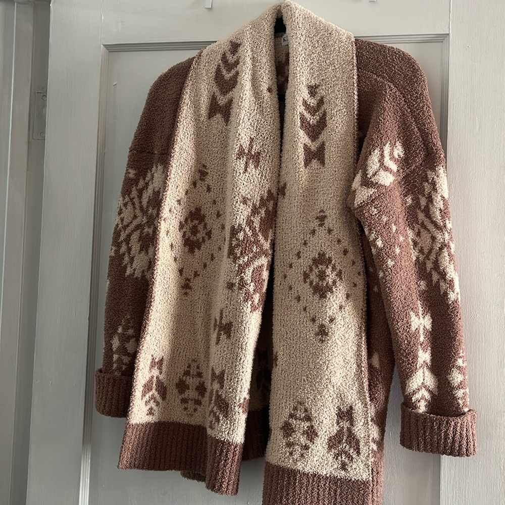 Western sweater cardigan